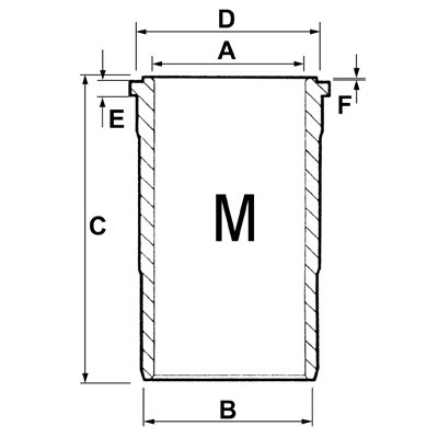 Zylinderlaufbuchse für John Deere AR63060, R123969, R87858