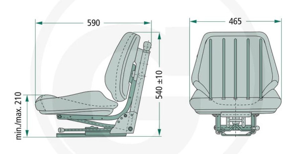 GRAMMER Sitz DS 44/1 B