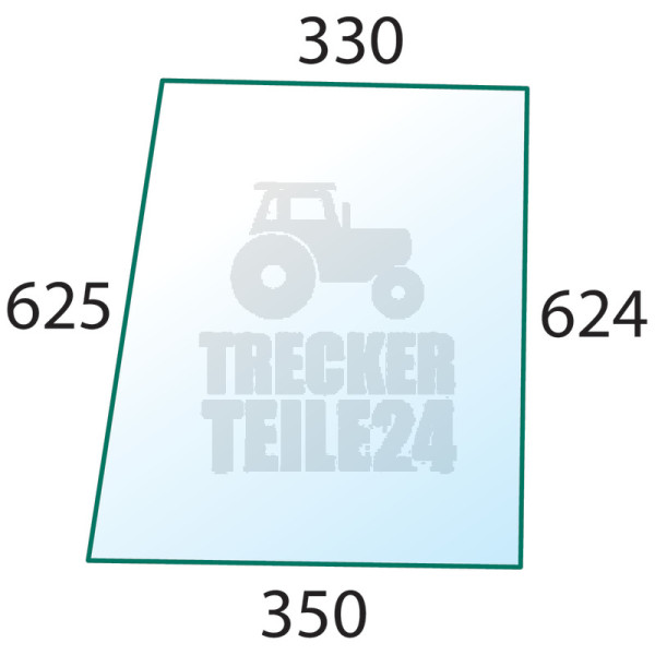 Türscheibe hinten Drehfenster