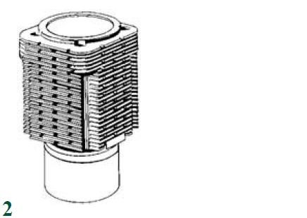 Zylinderlaufbuchse für Deutz/KHD, F3L913,F4L913,F5L913